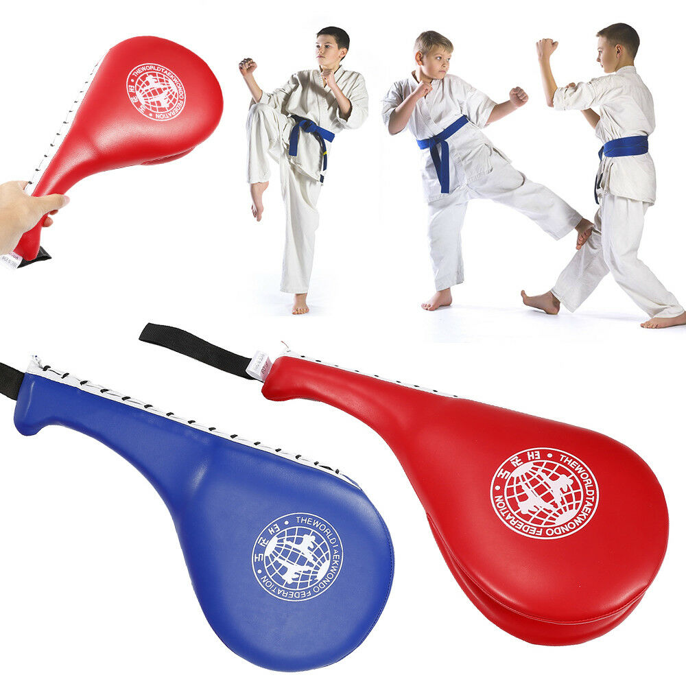 Balerz Children Taekwondo Kick Pad Target Karate Boxing Kids Training Practise Leather Hitting Target Safety Equipment