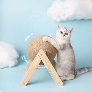Balerz Balerz Cat Scratching Toy Ball Kitten Sisal Rope Ball Board Grinding Paws Toys