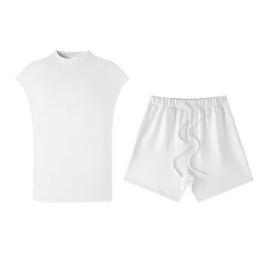 Balerz YLS Unisex Oversized Sportswear T-shirt and Shorts Set