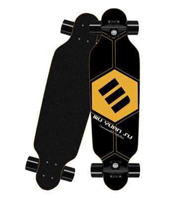 Balerz 80CM Skateboard Professional Longboard Flat-Rocker Board Steel Bearing PU Wheels Complete Board High Speed Drift Skateboard