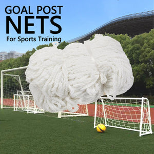 Balerz Football White Soccer Goal Post Net