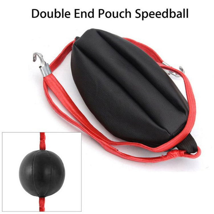 Balerz Double End Boxing Speed Ball Punch Bag PU Leather Gym Punching Bag Training Fitness Sports Speed Equipment