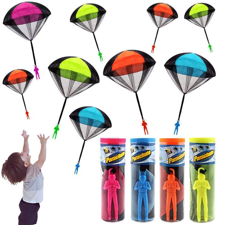 Balerz Hand Throwing Mini Soldier Camouflag Parachute for Kids Outdoor Toys Game Educational Flying Parachute Sport for Children Toys