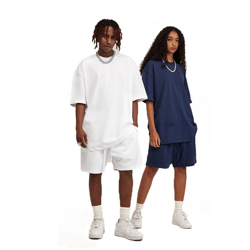 Balerz YLS Unisex 100% Cotton Oversized T-Shirt & Shorts Sets