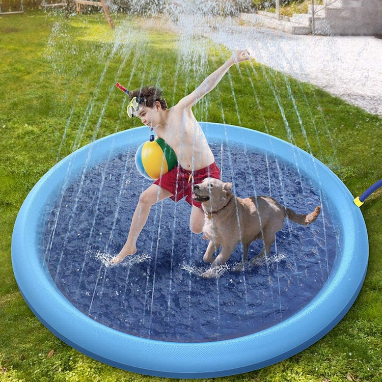 Balerz Balerz Inflatable Swimming Pool Water Spray Pad for Pets