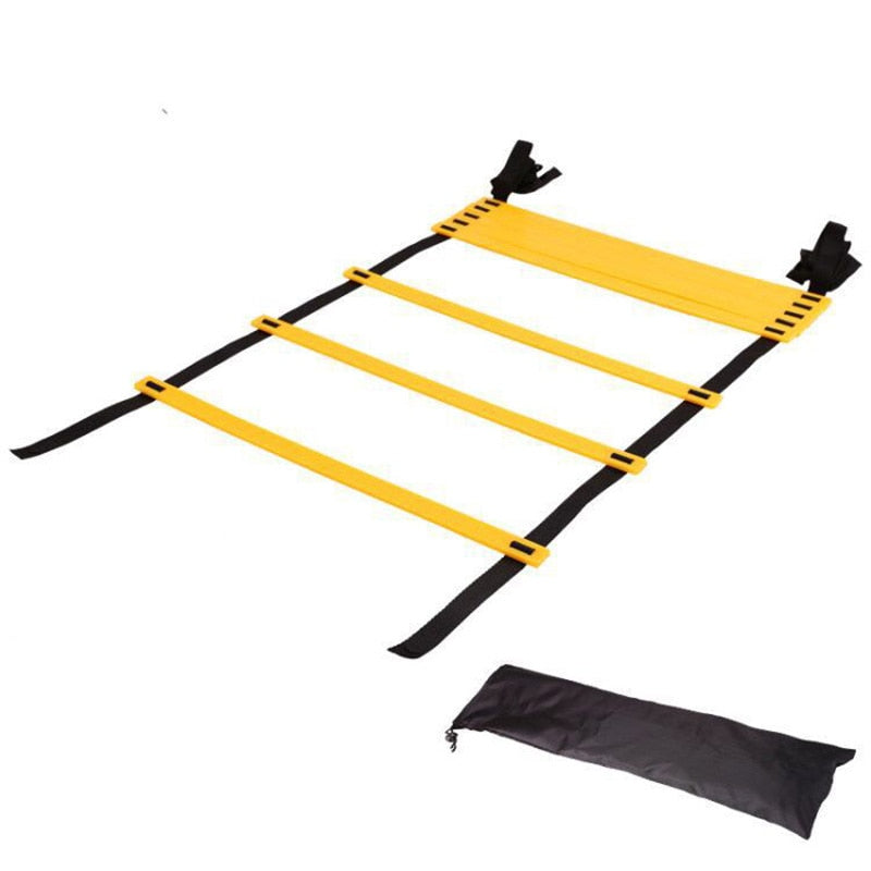 Balerz Agility Speed Ladder Stairs Nylon Straps Training Ladders Agile Staircase for Fitness Soccer Football Speed Ladder Equipment