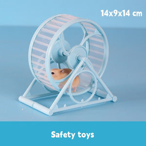 Balerz Hamster Jogging Running Wheel Pets Thickened Sport Toy with Holder Small Animals Rotatory Toys Exercises Pet Supplies