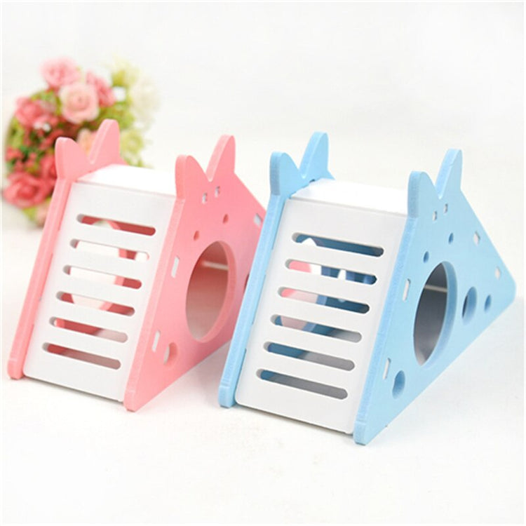Balerz Hamster House Cute Hamster Exercise Toy with Ladder Slide small pet toy Hamster Hideout for Guinea Pig Hamster Cage Accessories