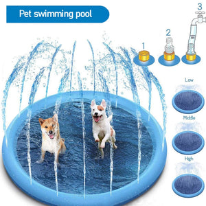 Balerz Balerz Inflatable Swimming Pool Water Spray Pad for Pets