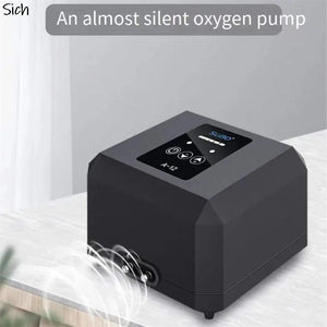 Balerz 8/12W Air Oxygen Pump For Aquarium AC/DC Rechargeable 120 Hours Oxygen Supply For Aquarium Fish Tank Accessories