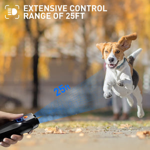 Balerz Dog Repeller Anti Barking Stop Bark Training Device LED Ultrasonic Dog Training Repellents with Flashing Light Expulsion Dog