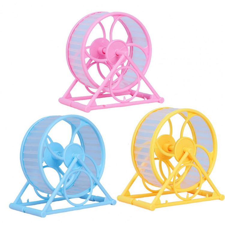 Balerz Hamster Jogging Running Wheel Pets Thickened Sport Toy with Holder Small Animals Rotatory Toys Exercises Pet Supplies