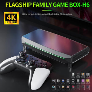 Balerz H6 Video Game Console Game Box for PS1/N64/ARC 20000 Games 128G 64G With 2.4G Wireless Controllers 4K HD TV Retro Mini TV Box