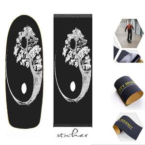 Balerz Custom Skateboard Double Rocker Sandpaper 84*23cm Spray Emery Electric Scooter Skate Board Deck Grip Tape Surfboard Griptapes