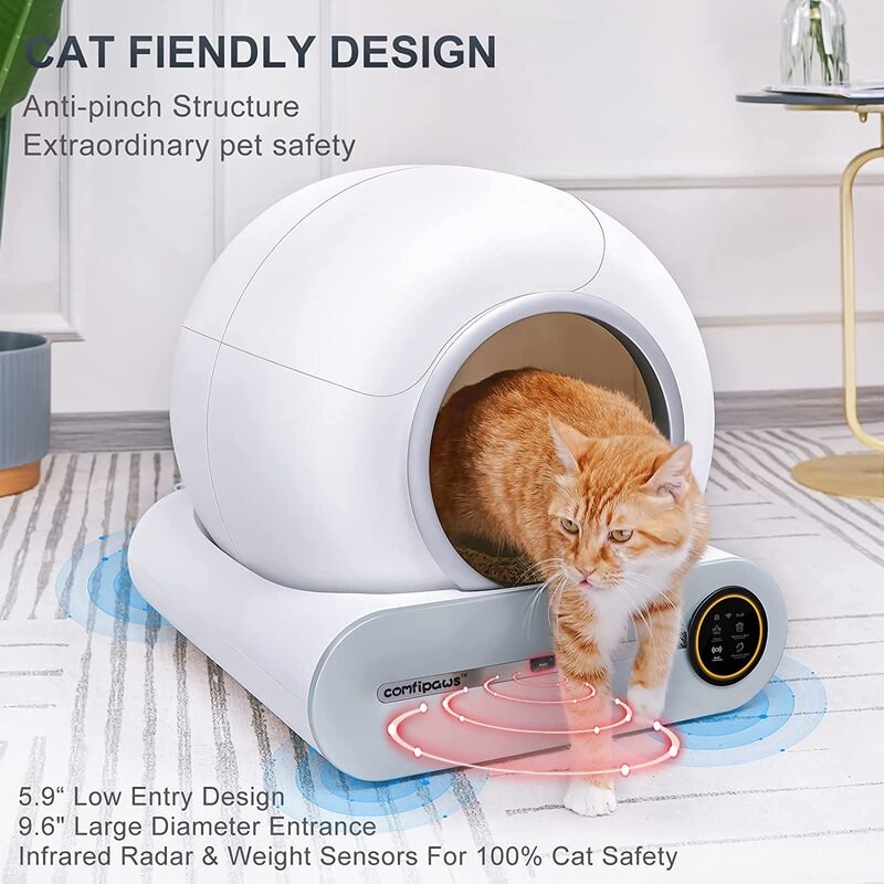 Balerz Tonepie Automatic Smart Cat Litter Box Self Cleaning App control Pet Toilet