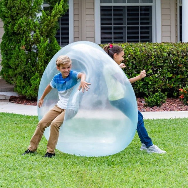 Balerz Fun Summer Transparent Inflatable Ball Balloon Kids Children Outdoor Toys Soft Air Water Filled Bubble Ball Party Game Gift