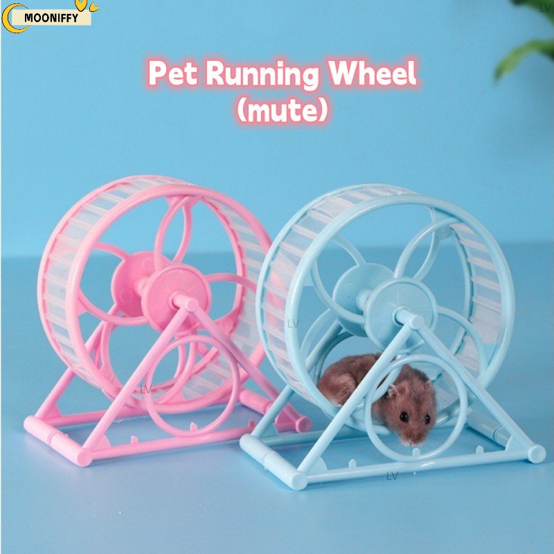 Balerz Hamster Jogging Running Wheel Pets Thickened Sport Toy with Holder Small Animals Rotatory Toys Exercises Pet Supplies