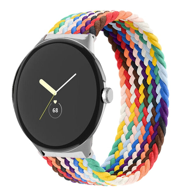 Balerz Braided Solo Loop for Google Pixel Watch band Smartwatch Accessories Elastic Nylon belt correa bracelet Pixel Watch Active strap