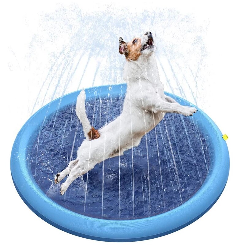 Balerz Balerz Inflatable Swimming Pool Water Spray Pad for Pets